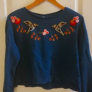 Disney Snow White Cropped Sweater/Sweatshirt XS